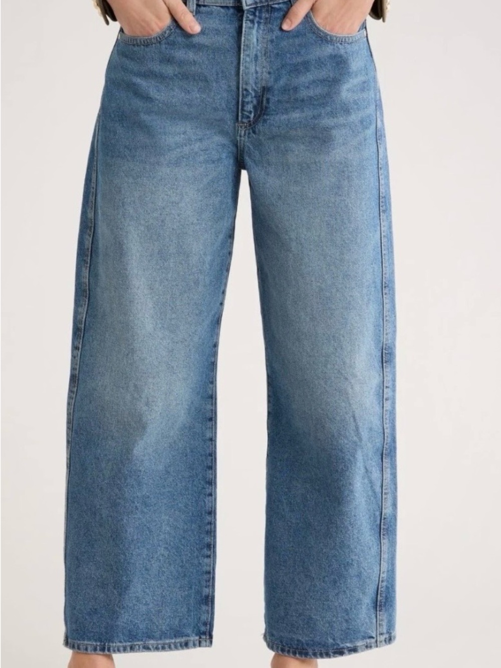 Women’s Wide Leg Blue Jeans